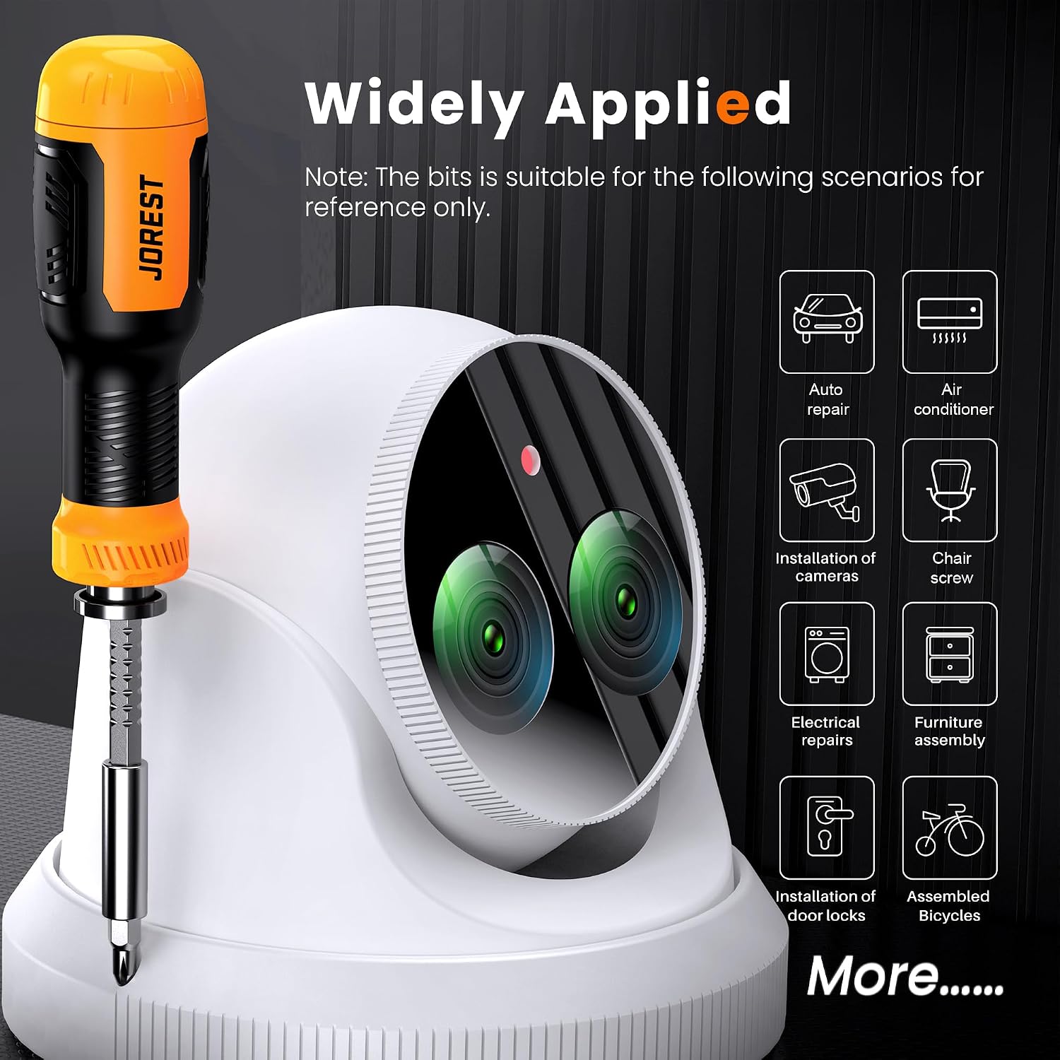 JOREST 25 in 1 Multi Screwdriver Set, Magnetic Screwdriver Multitool | Screw Driver with Torx, Flat Head, Phillips, Hex, Square, Portable Screwdriver All in One Tool Kit for Daily Repairs, Outdoor - Image 8